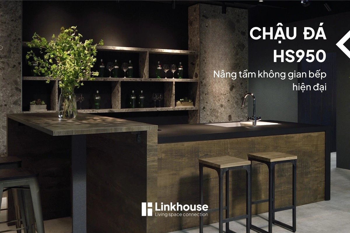 Chậu Rửa Đá HS950 – Điểm Nhấn Nâng Tầm Không Gian Bếp Hiện Đại