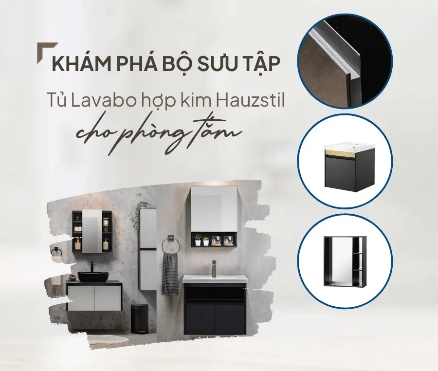 BST tủ lavabo hợp kim cánh kính đẹp cao cấp nhất 2024